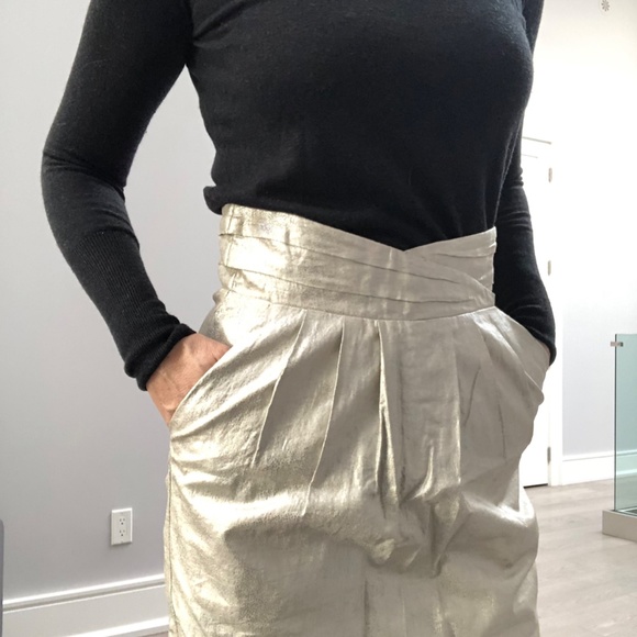 Vintage Barila metallic skirt - Picture 2 of 4